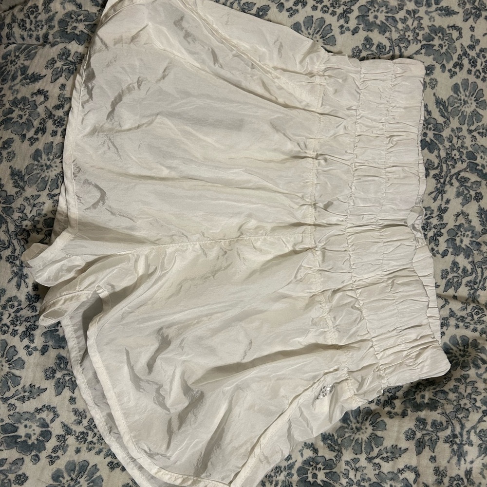 FP Movement by Free People Cream Athletic Shorts